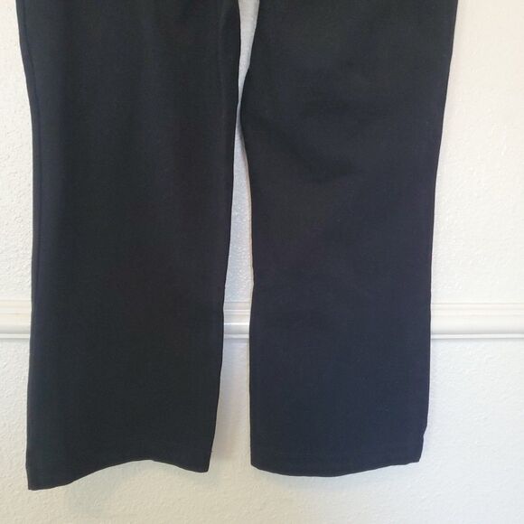 Old Navy Capris Womens Sz Small Black Do a Little Yoga Rollover Foldover Y2K - Picture 12 of 13